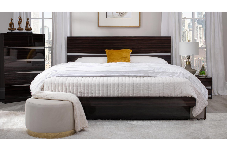 GF™ Aurora Bed Group Collection - Wenge, King Size
