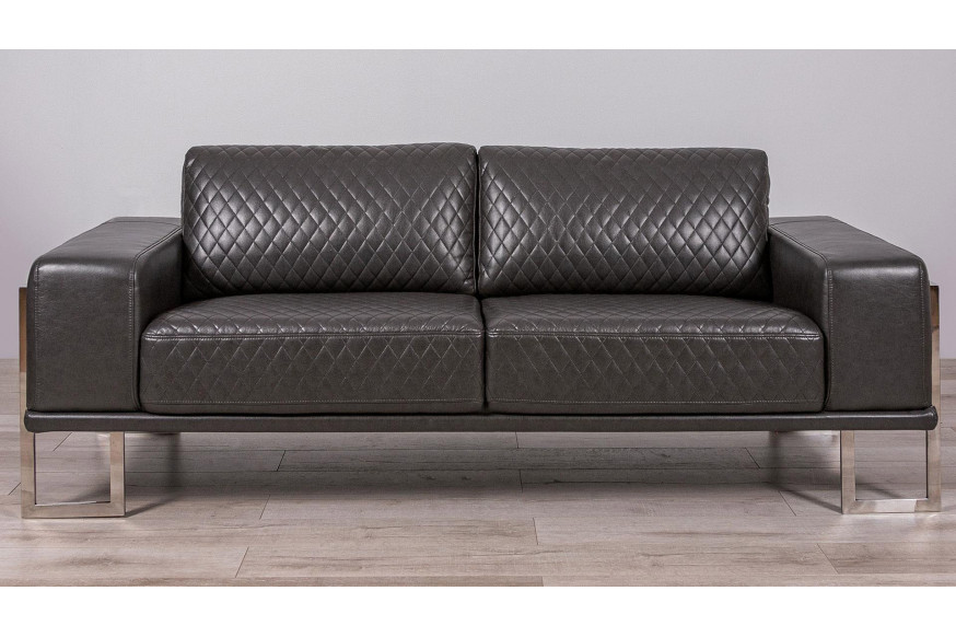 GF™ U808 Charcoal Sofa - Charcoal Gray