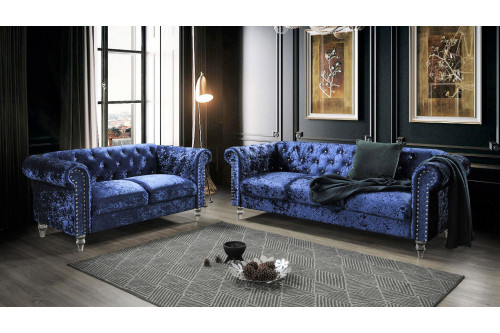 GF™ - U9550 Velvet Living Room Set with Chair
