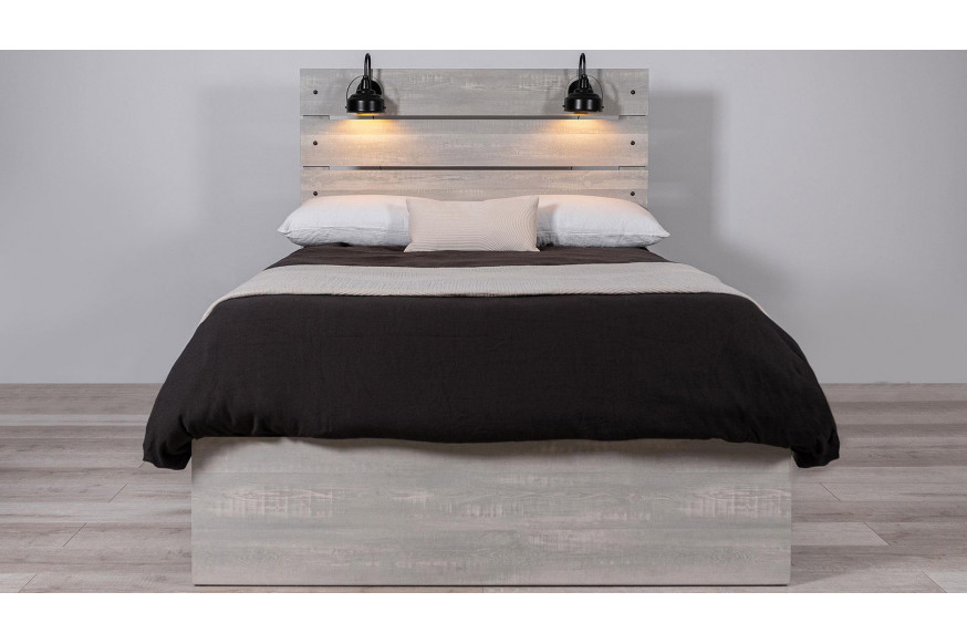 GF™ Linwood Bed - White Wash, Queen Size