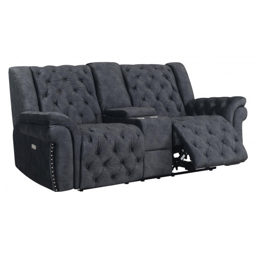 GF Evelyn Power Console Reclining Loveseat
