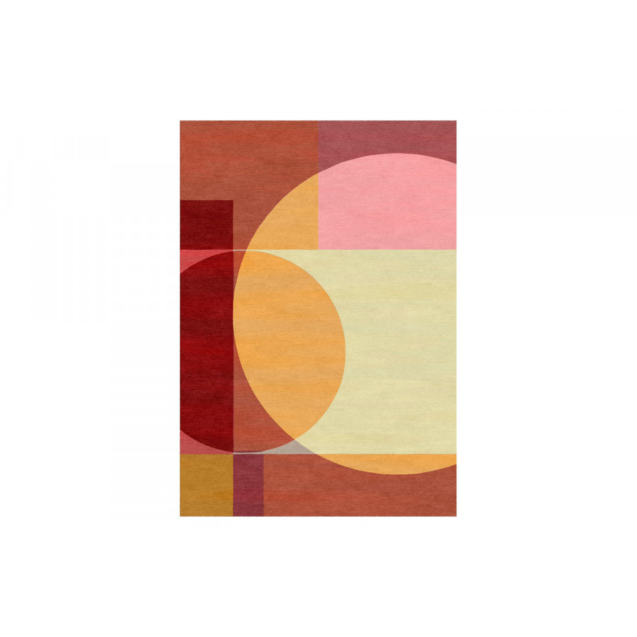 Gordian Rugs Geometric Handwoven Rug Collection 4 - Multi Color, 10" x 14"