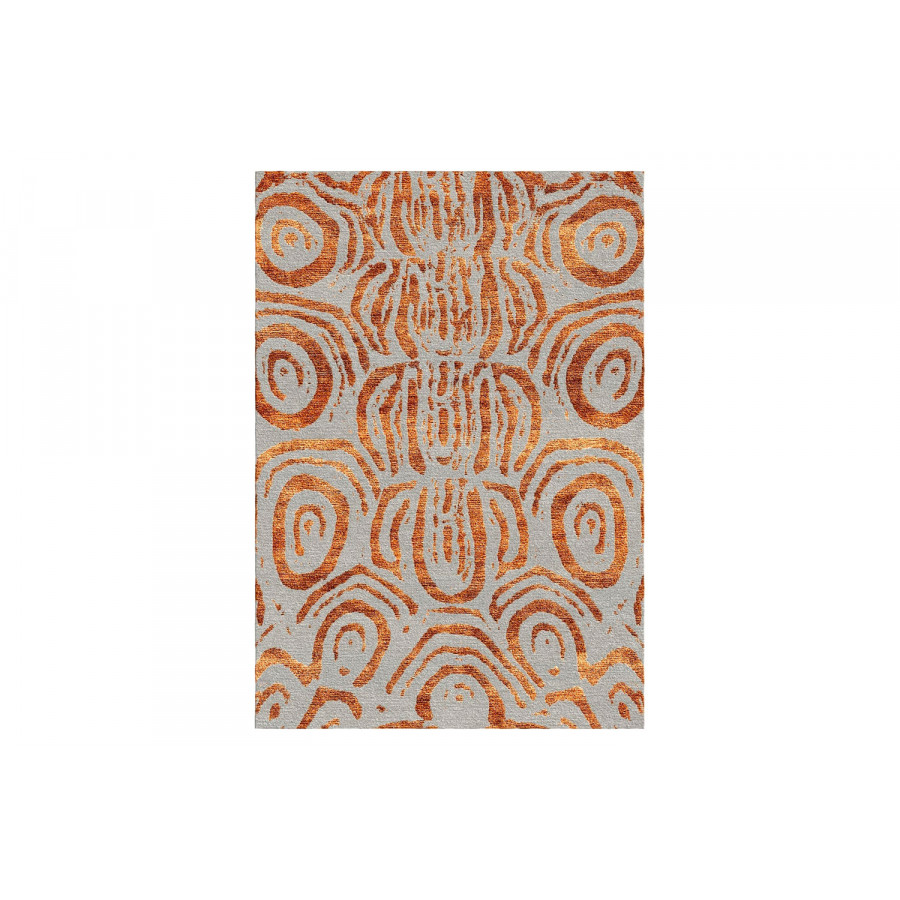 Gordian Rugs Aldabra Orange Rug - 10" x 14"