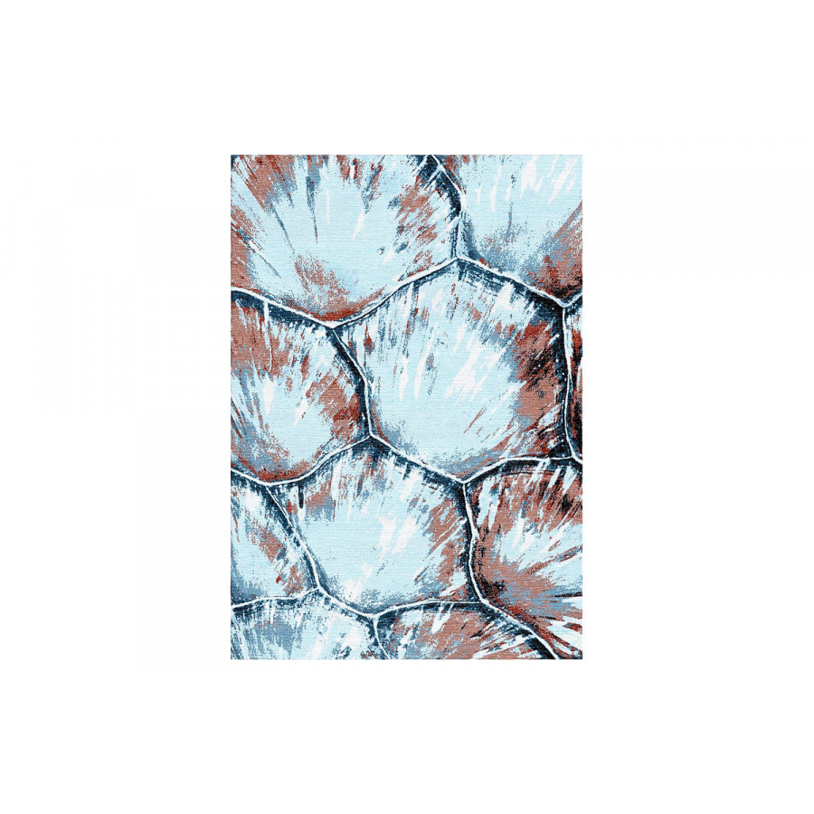Gordian Rugs Aldabra Sky Blue Rug - 9" x 12"