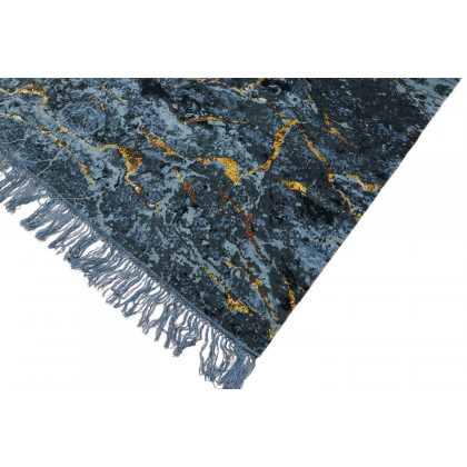 Gordian Rugs Scarab Rug Black - 6" x 9"