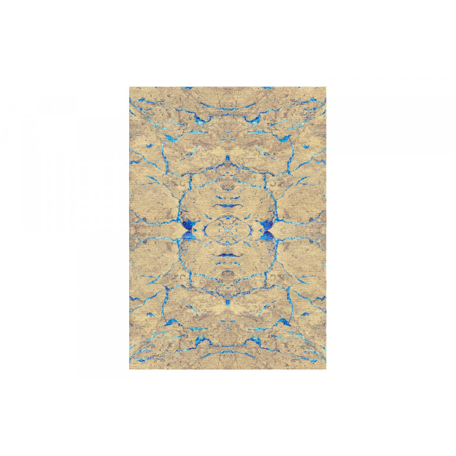Gordian Rugs Scarab Rug Beige - 9" x 12"