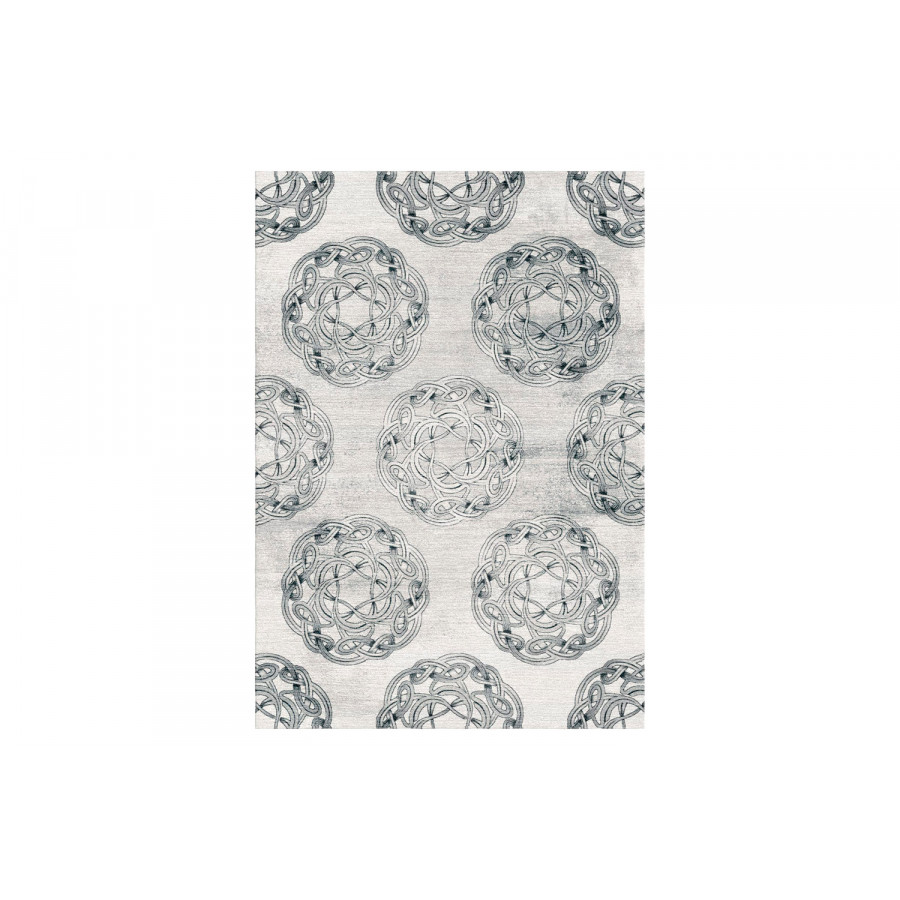 Gordian Rugs Gordian Modern Rug Collection Gray - 8" x 10"