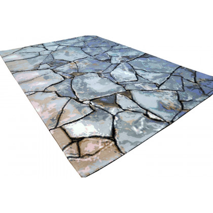 Gordian Rugs Kintsugi Contemporary Rug 2 - Multi Color, 4" x 6"