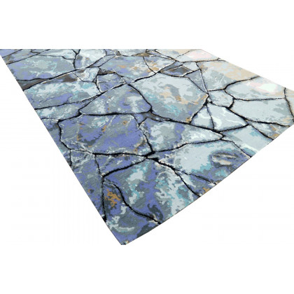 Gordian Rugs Kintsugi Contemporary Rug 2 - Multi Color, 8" x 10"