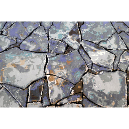 Gordian Rugs Kintsugi Contemporary Rug 2 - Multi Color, 9" x 12"