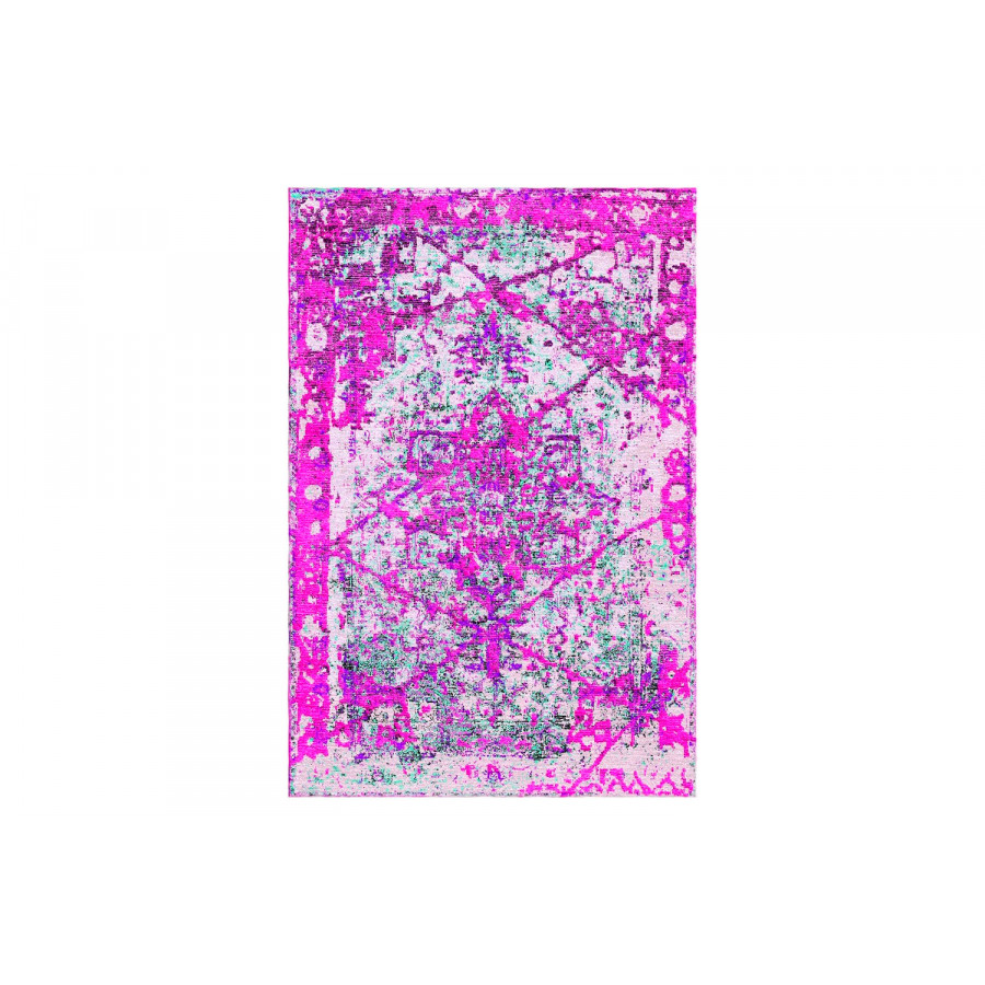 Gordian Rugs - Heriz Modern Persian Rug Hot Pink