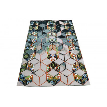 Gordian Rugs 3D Persian Rug 1 - Red, 6" x 9"