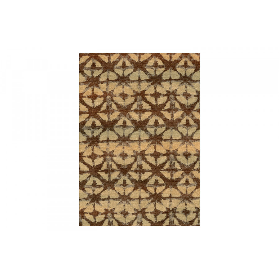 Gordian Rugs Batik Brown Rug - 10" x 14"