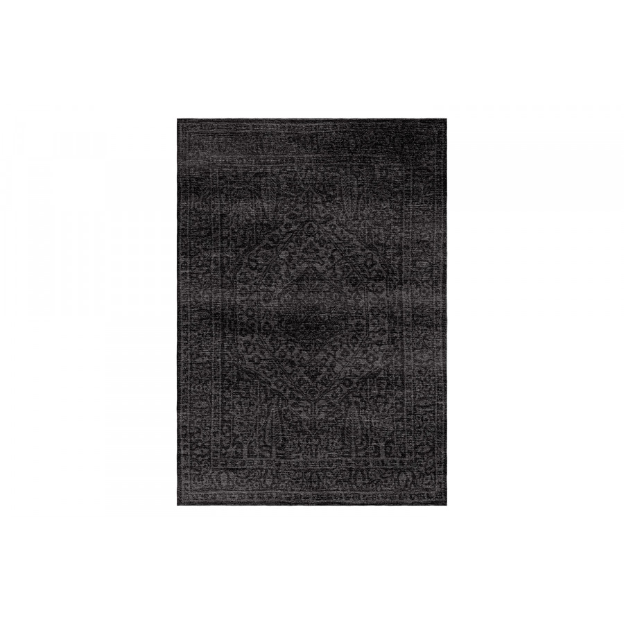Gordian Rugs Modern Persian Rug Dark Gray - 10" x 14"