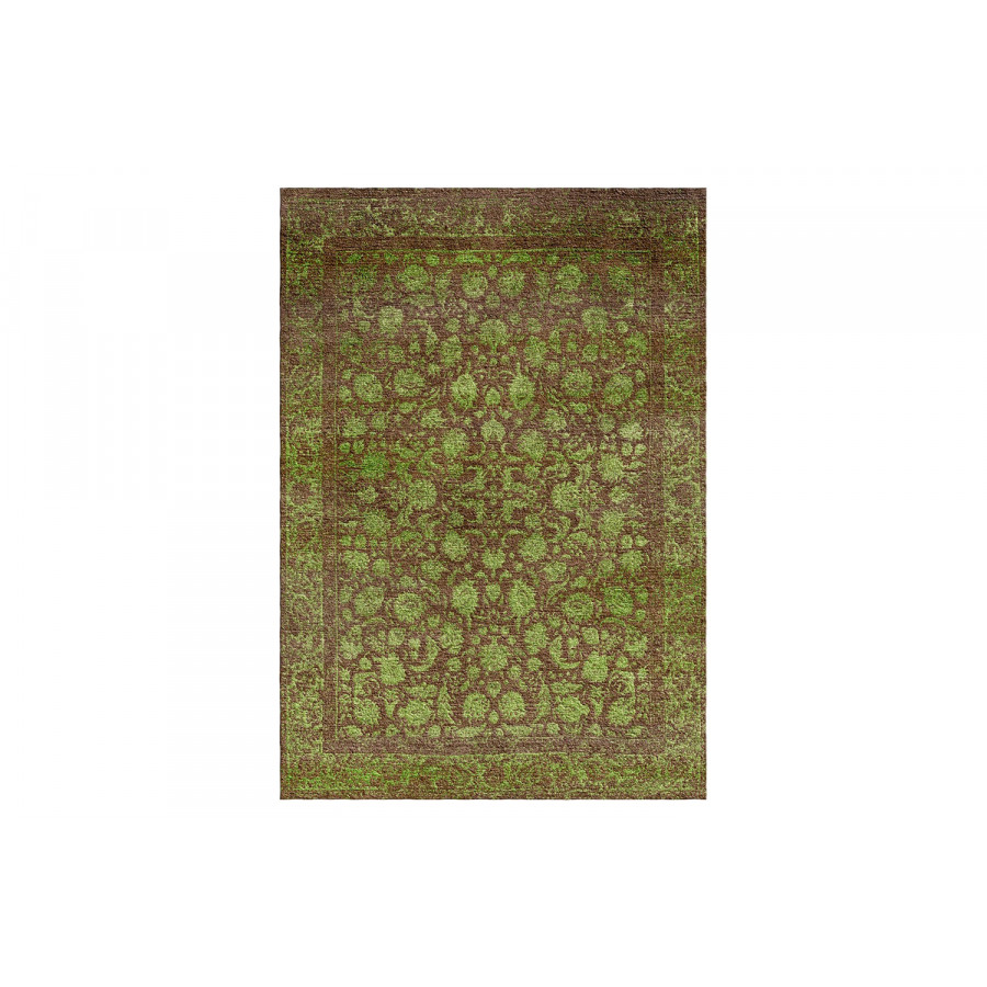 Gordian Rugs Modern Persian Rug Earthy Green - 4" x 6"