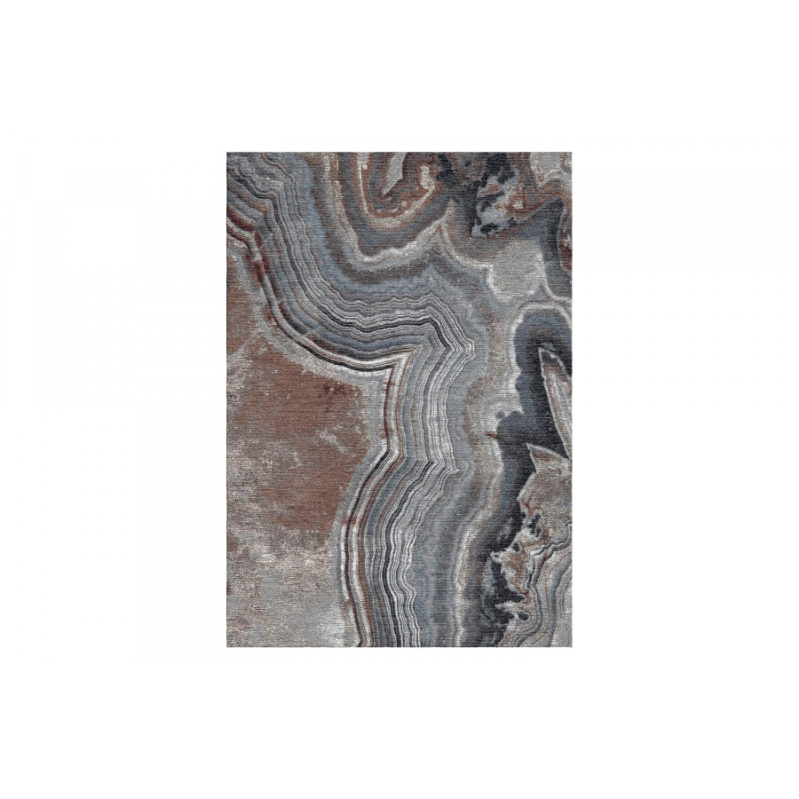 Gordian Rugs Marble Wool And Silk Rug 5 - Multi Color, 8" x 10"