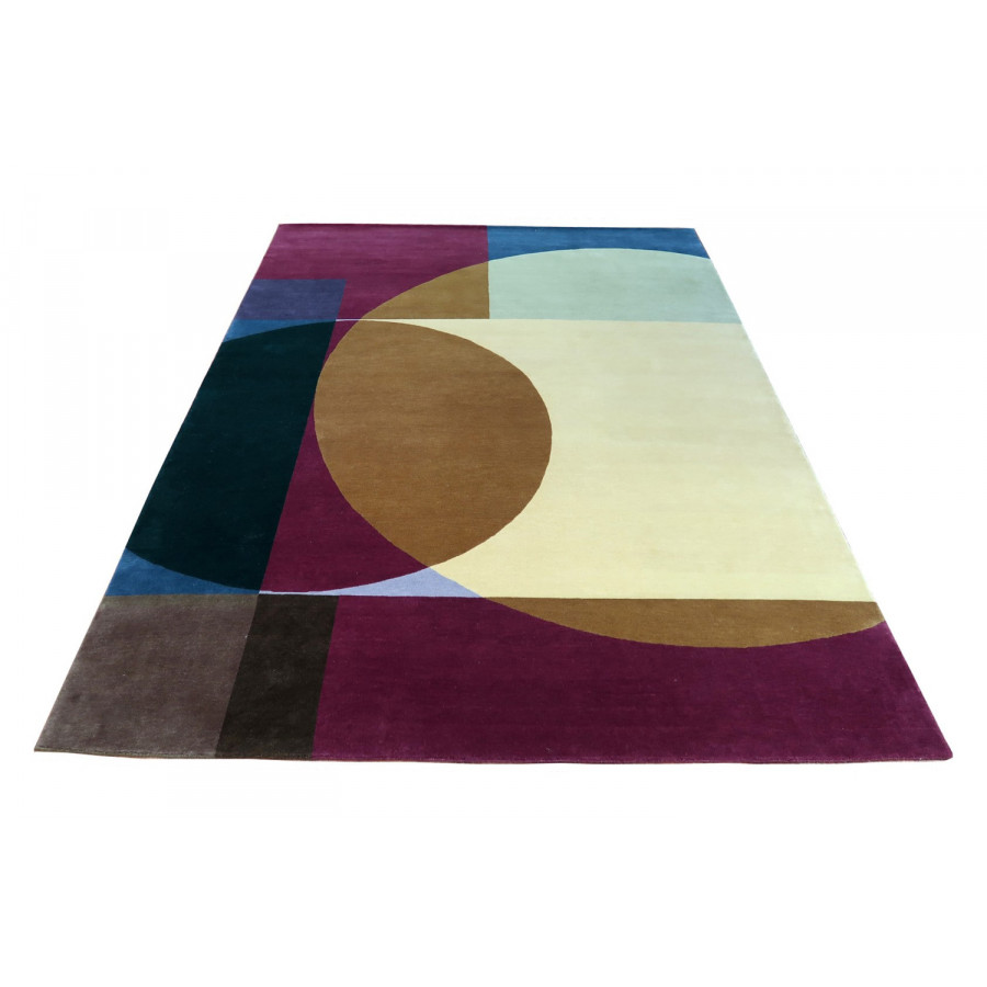 Gordian Rugs Geo6 Rug - Multi Color, 6" x 9"