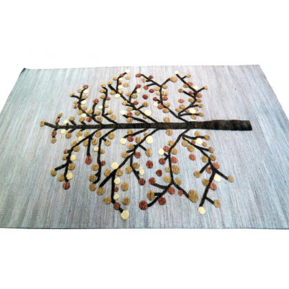 Gordian Rugs - Modern Flat Weave Rug With Hi/Low Pile