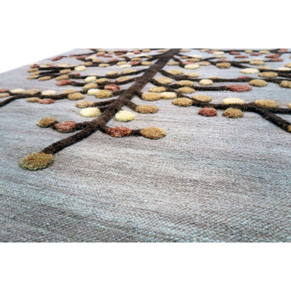 Gordian Rugs - Modern Flat Weave Rug With Hi/Low Pile