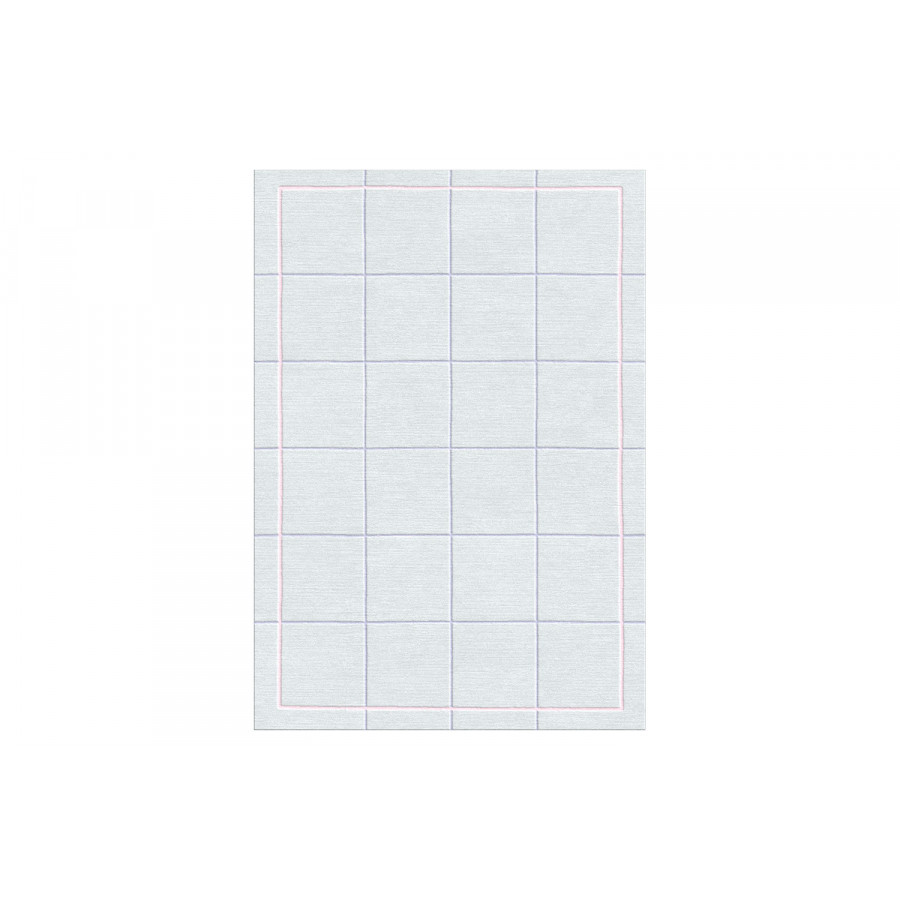 Gordian Rugs Scandinavian Minimalist Rug 6 - Off White, 6" x 9"