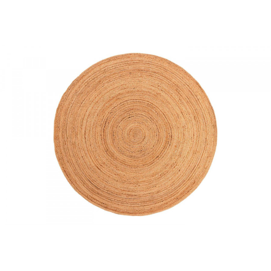 Gordian Rugs Round Sisal Hand Knotted Rug - Beige, 8 Foot