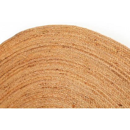 Gordian Rugs Round Sisal Hand Knotted Rug - Beige, 8 Foot