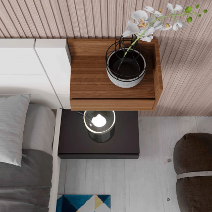 Garcia Sabate - Tesis Bedside Table Hanged Unit For 63cm Bedside Table