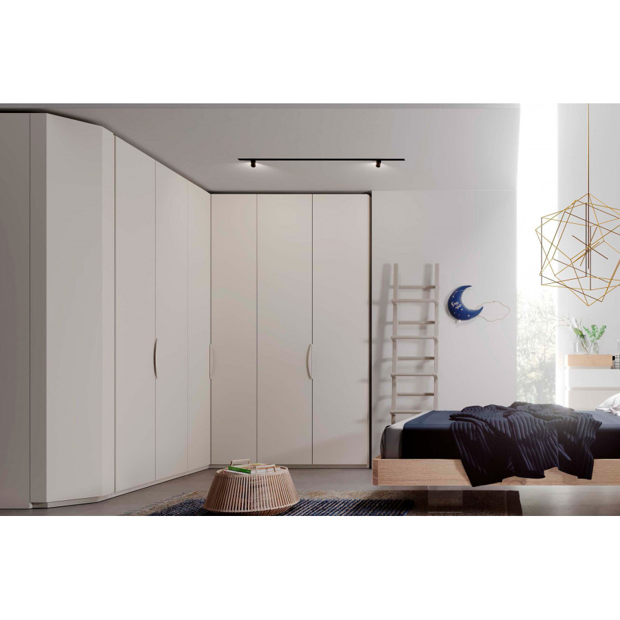 Garcia Sabate Maxim 6 Door Corner Wardrobe - Piedra Mete