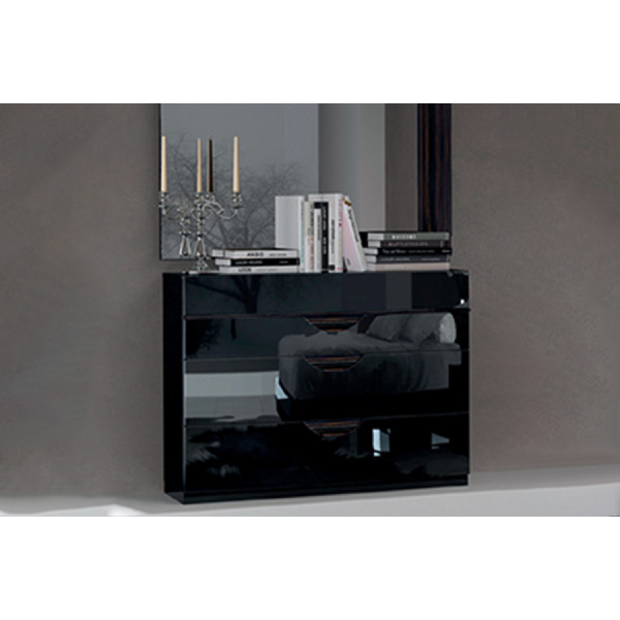 Garcia Sabate Marbella 120cm Dresser - Black High Gloss