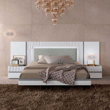 Garcia Sabate Marina Queen Size Bed - White Matt