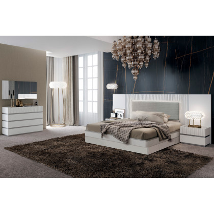 Garcia Sabate Marina Queen Size Bed - White Matt