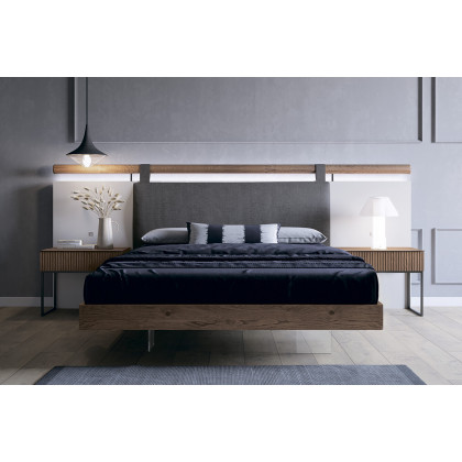 Garcia Sabate ABBA 1 Drawer 63cm Nightstand - Roble Humo