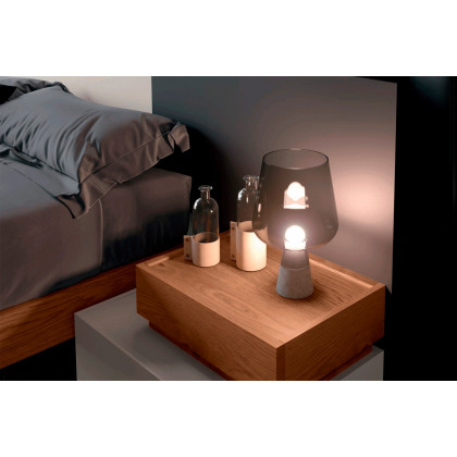 Garcia Sabate Layer Queen Size Headboard - Grafito Matt/Piedra Matt/Roble Humo