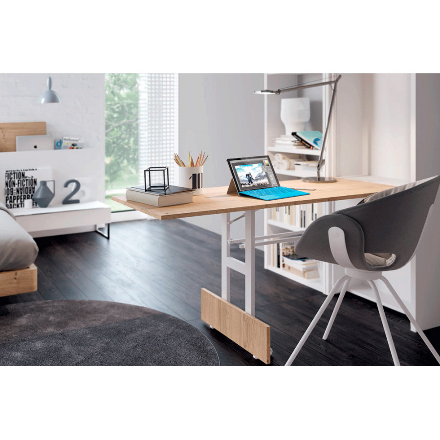 Garcia Sabate - YM107 Complete Desk in Blanco Matt/Roble Montana