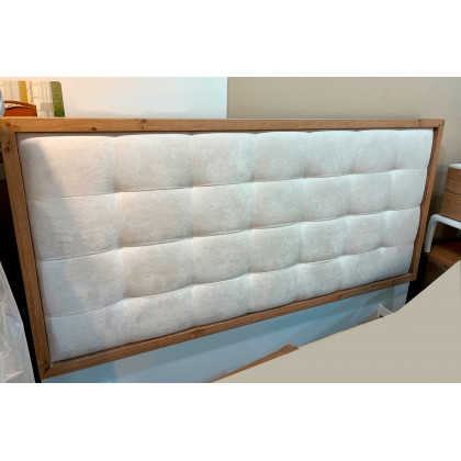 Garcia Sabate - Malaga Queen Size Bedroom Set in White High Gloss/Nogal Americano