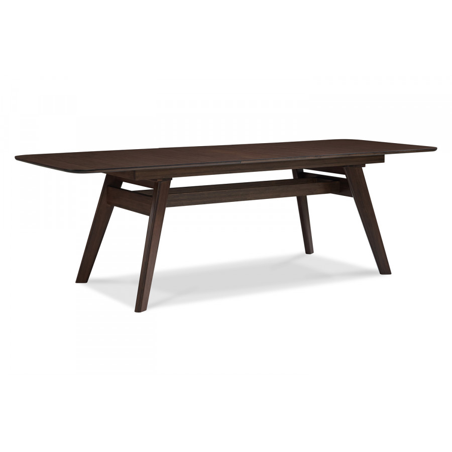 Greenington Currant 72 - 92" Extendable Dining Table - Black Walnut, Bamboo