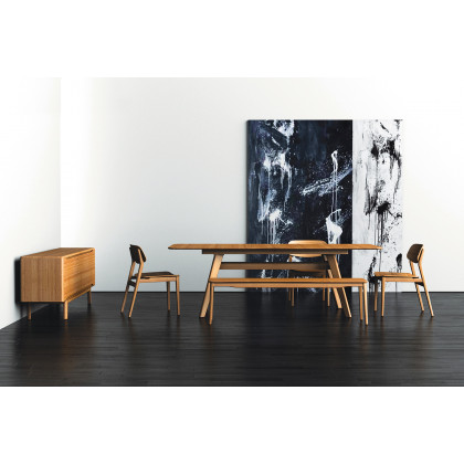 Greenington Currant 72 - 92" Extendable Dining Table - Caramelized, Bamboo