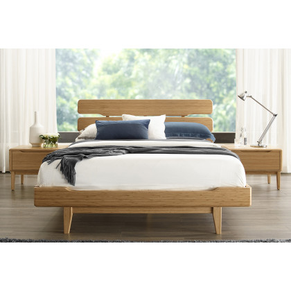 Greenington Currant Platform Bed - Caramelized, Queen Size