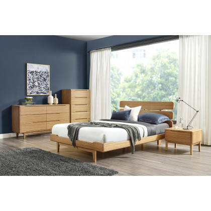 Greenington Currant Platform Bed - Caramelized, Queen Size