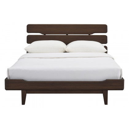 Greenington Currant Platform Bed - Oiled Walnut, Eastern King Size