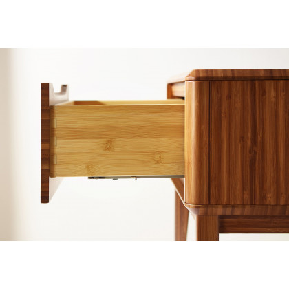 Greenington Currant Nightstand - Amber, Solid Moso Bamboo