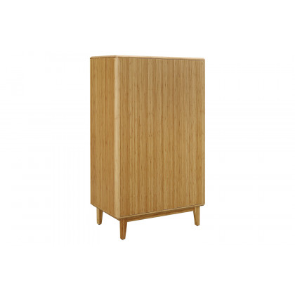 Greenington Currant Five Drawer High Chest - Caramelized, Bamboo