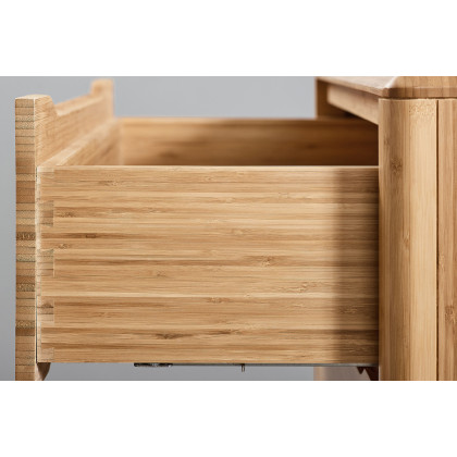 Greenington Currant Five Drawer High Chest - Caramelized, Bamboo