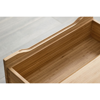 Greenington Currant Five Drawer High Chest - Caramelized, Bamboo