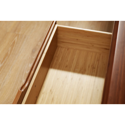 Greenington Currant Six Drawer Double Dresser - Amber, Solid Moso Bamboo