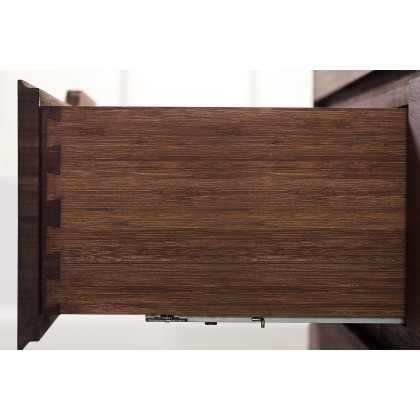 Greenington Currant Six Drawer Double Dresser - Oiled Walnut, Bamboo