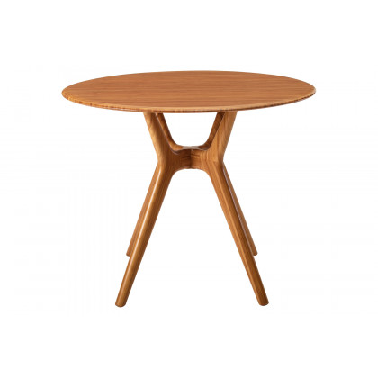 Greenington Sitka 36" Round Dining Table - Amber, Bamboo