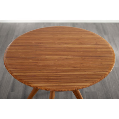 Greenington Sitka 36" Round Dining Table - Amber, Bamboo