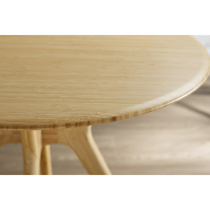 Greenington Sitka 36" Round Dining Table - Wheat, Bamboo