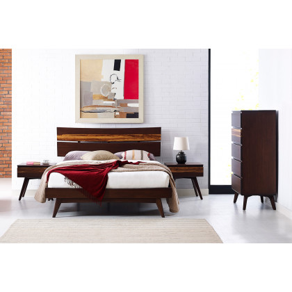 Greenington Azara Platform Bed - Sable, Queen Size